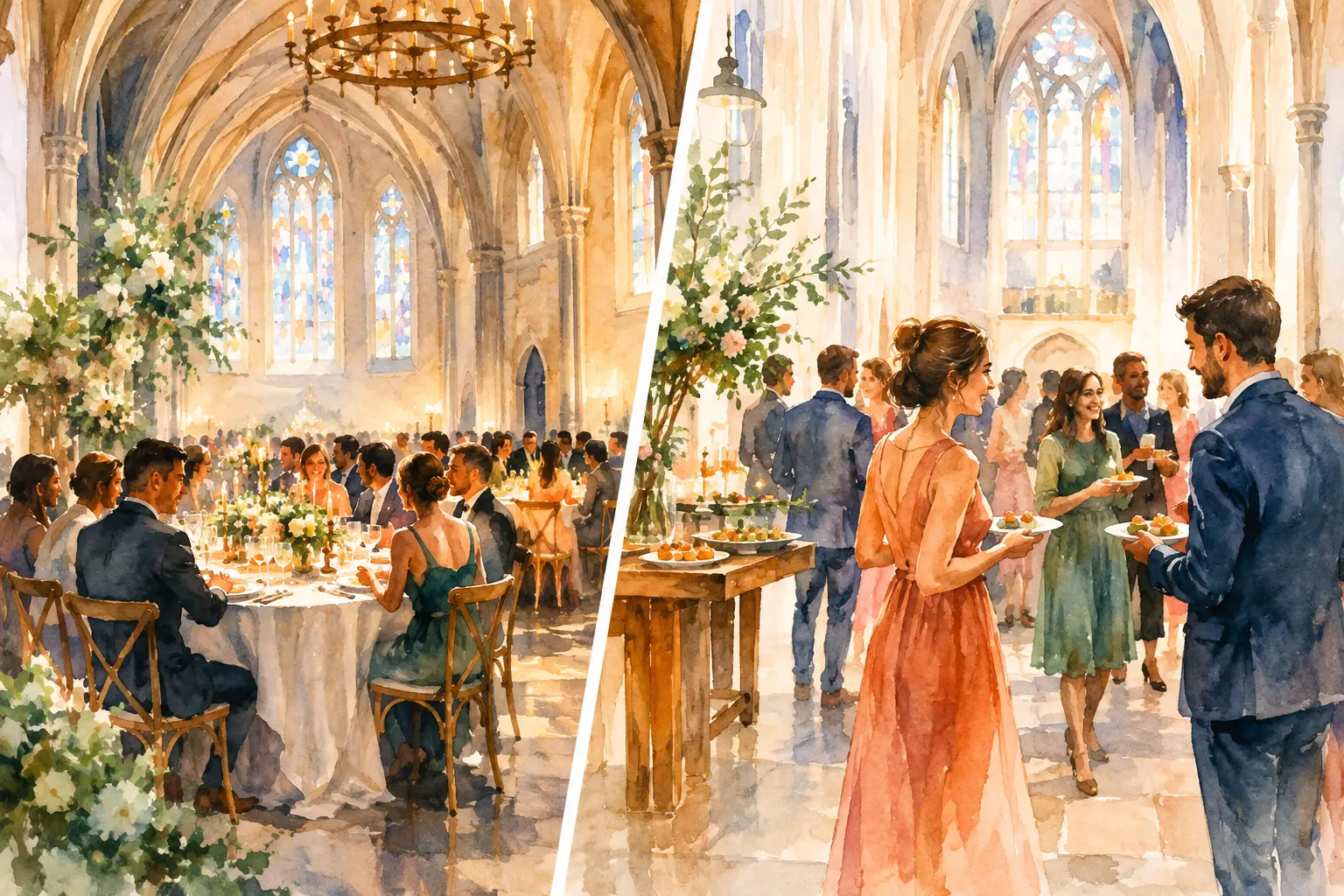 Zittend diner versus walking dinner voor uw feest