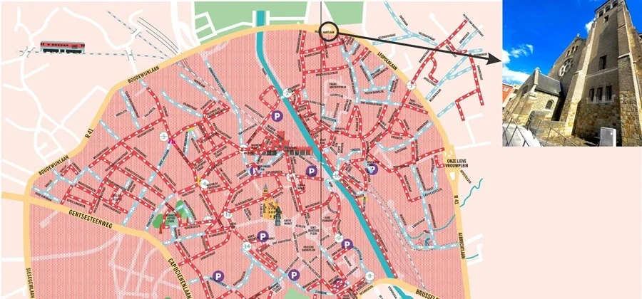 Circulatieplan rond de kerk