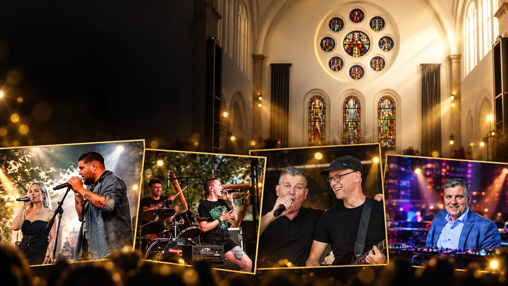 Concert à l’occasion des 10 ans de Levensloop à l’église du Sacré-Cœur, après le brunch organisé par « De Tafel Van Hier »